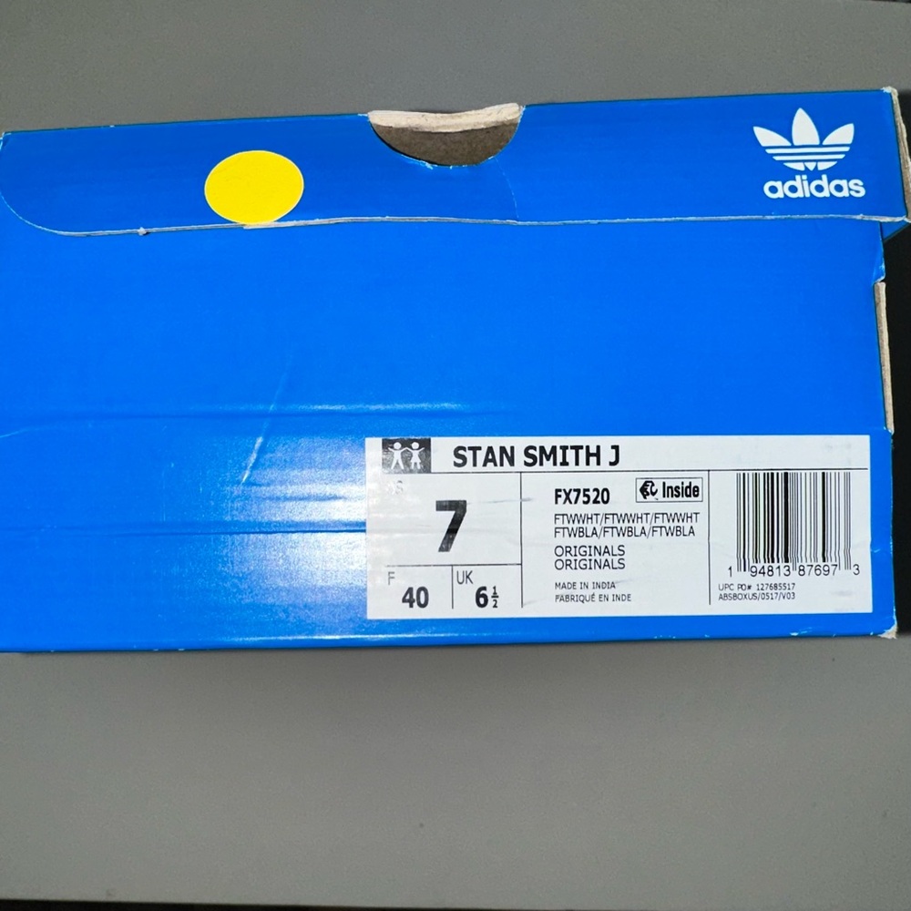 2024 Adidas Stan Smith J 'Triple White' View 5